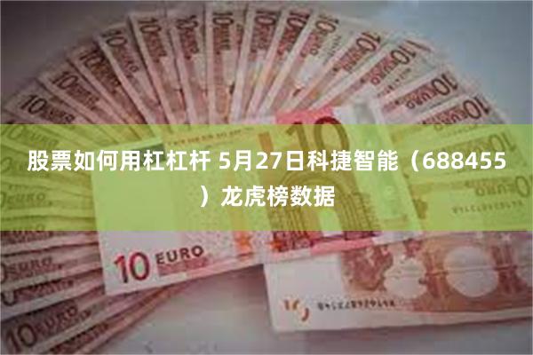股票如何用杠杠杆 5月27日科捷智能（688455）龙虎榜数据