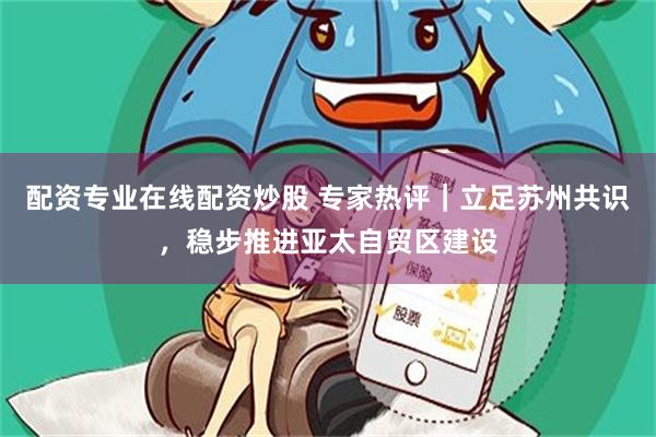 配资专业在线配资炒股 专家热评|立足苏州共识,稳步推进亚太自贸区建设