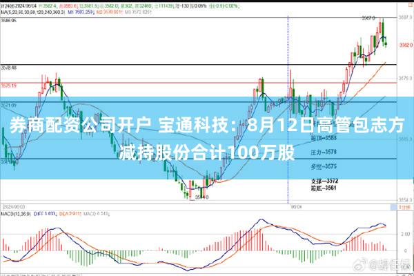 券商配资公司开户 宝通科技：8月12日高管包志方减持股份合计100万股