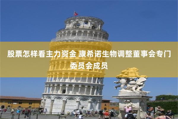股票怎样看主力资金 康希诺生物调整董事会专门委员会成员