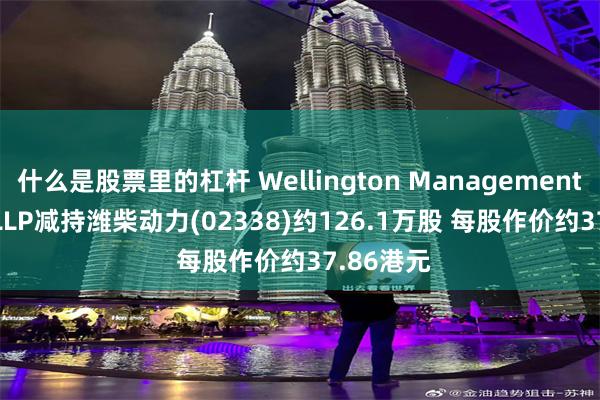 什么是股票里的杠杆 Wellington Management Group LLP减持潍柴动力(02338)约126.1万股 每股作价约37.86港元