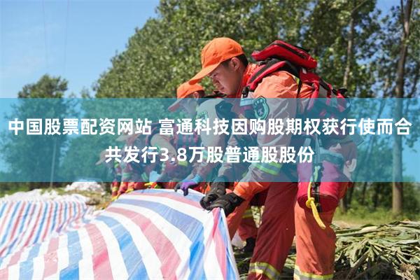中国股票配资网站 富通科技因购股期权获行使而合共发行3.8万股普通股股份