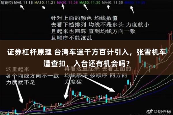 证券杠杆原理 台湾车迷千方百计引入，张雪机车遭查扣，入台还有机会吗？