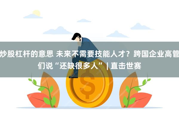 炒股杠杆的意思 未来不需要技能人才？跨国企业高管们说“还缺很多人” | 直击世赛