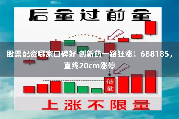 股票配资哪家口碑好 创新药一路狂涨！688185，直线20cm涨停